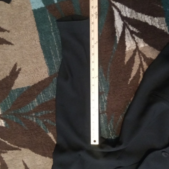 Madewell Trevi Drapey Blazer One Button True Black Womens Size 4 - Picture 11 of 13